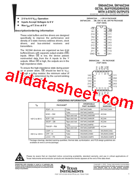 SN74AC244N型号图片