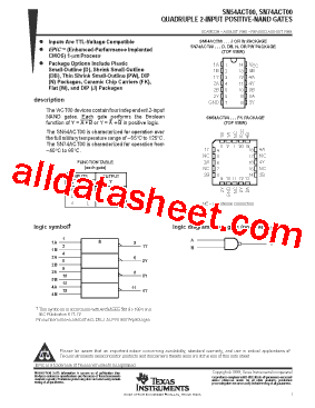 SN74ACT00DBR型号图片
