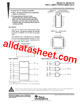 SN74ACT10DBR型号图片