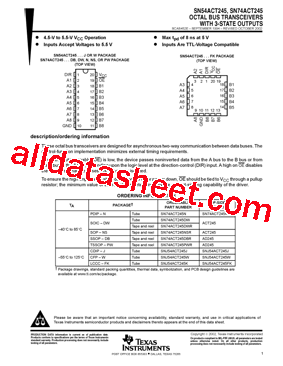 SN74ACT245DWRE4型号图片