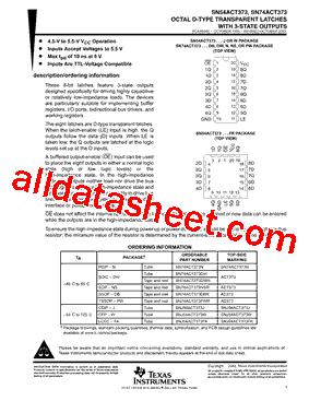 SN74ACT373PW型号图片