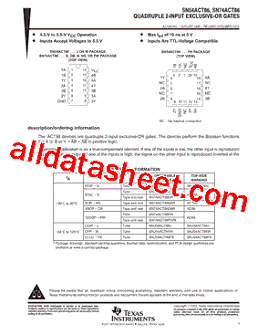 SN74ACT86DG4型号图片