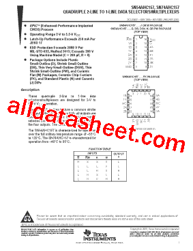 SN74AHC157N型号图片