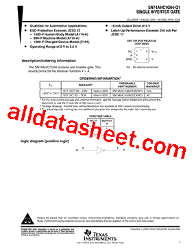 SN74AHC1G04QDBVRQ1型号图片