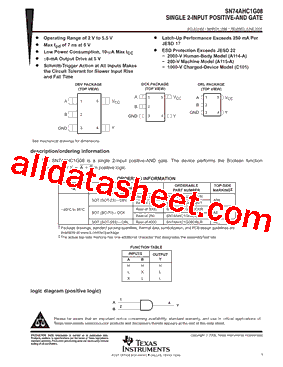 SN74AHC1G08DBVR型号图片