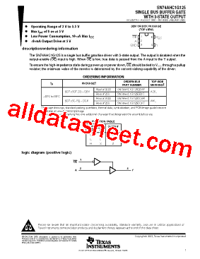 SN74AHC1G125DBVR型号图片