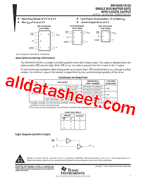 SN74AHC1G125DBVT型号图片