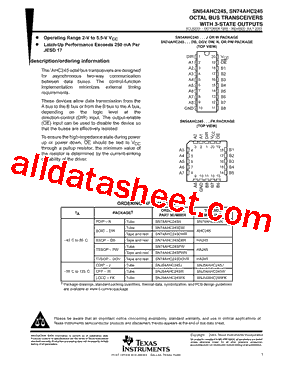 SN74AHC245DBRG4型号图片