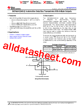 SN74AHC245QWRKSRQ1型号图片