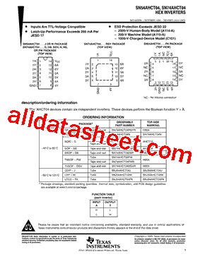 SN74AHCT04DBRE4型号图片