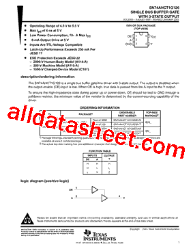 SN74AHCT1G126DCKR型号图片