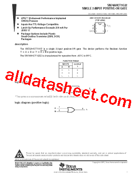 SN74AHCT1G32DBVT型号图片