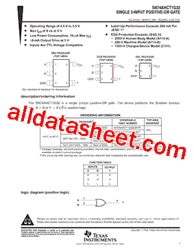 SN74AHCT1G32DCKR型号图片