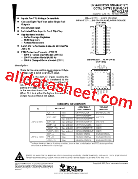 SN74AHCT273NSR型号图片