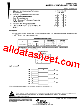 SN74AHCT32QPWRG4型号图片