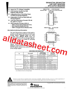 SN74AHCT594DBR型号图片