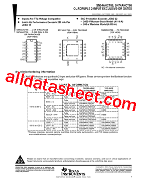 SN74AHCT86DBR型号图片