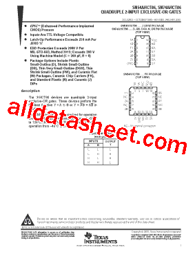 SN74AHCT86NSR型号图片