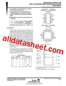 SN74ALS113A型号图片