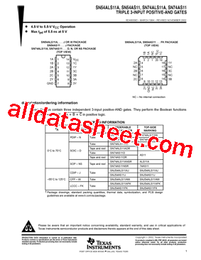 SN74ALS11ADE4型号图片