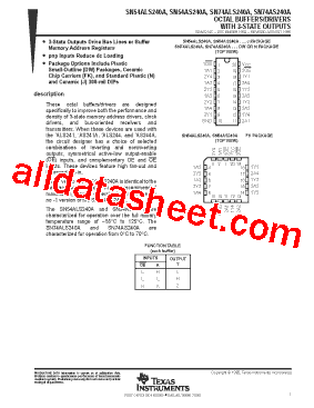 SN74ALS240ADWRE4型号图片