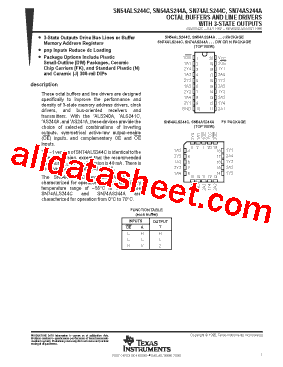 SN74ALS244CDW型号图片