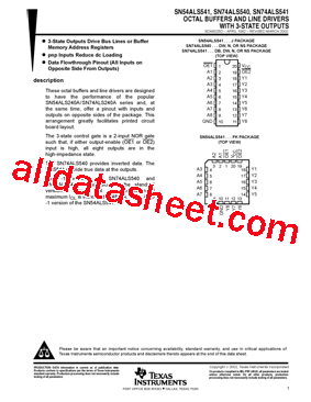 SN74ALS540-1N型号图片