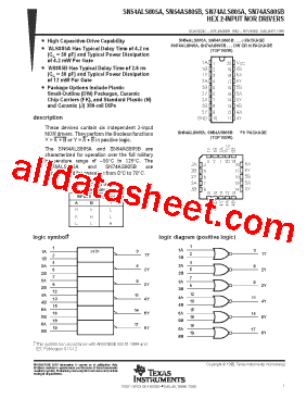 SN74ALS805A型号图片