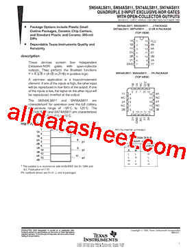 SN74ALS811型号图片