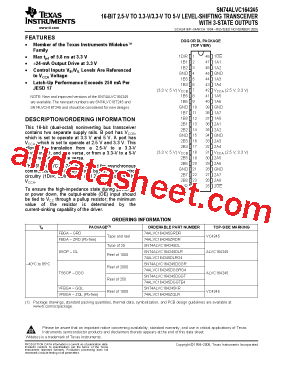 SN74ALVC164245KR型号图片