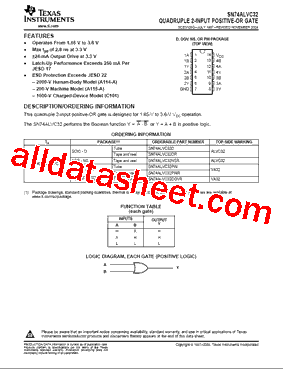 SN74ALVC32NSR型号图片