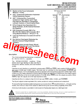 SN74ALVCH162601DLR型号图片