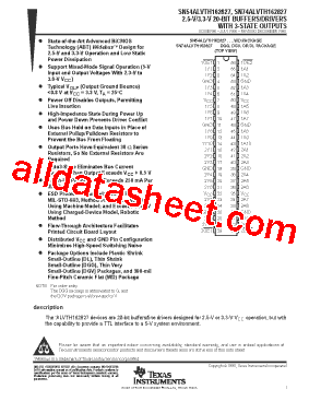 SN74ALVTH162827DGG型号图片