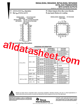 SN74AS245N型号图片