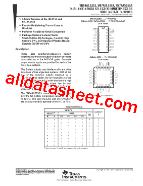 SN74AS253AN型号图片