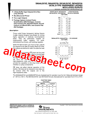 SN74AS573ANE4型号图片