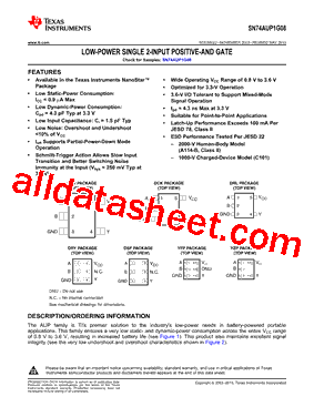 SN74AUP1G08DRLR型号图片