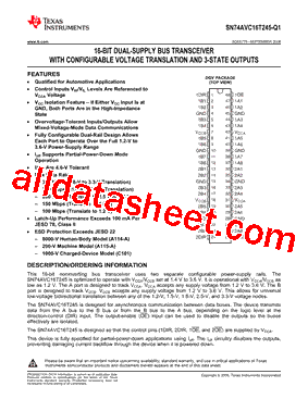 SN74AVC16T245-Q1型号图片
