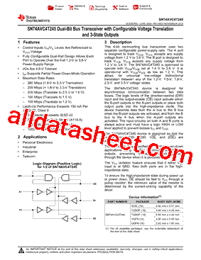 SN74AVC4T245DRE4型号图片