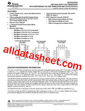 SN74AVC4T245PWRG4型号图片