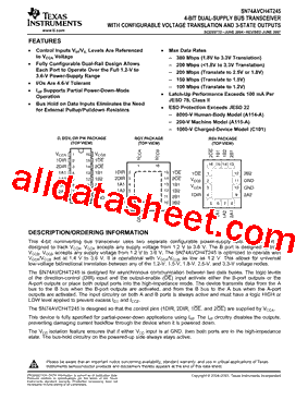 SN74AVCH4T245D型号图片