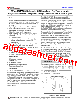 SN74AXC4T774-Q1型号图片