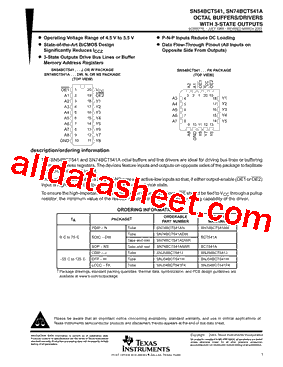 SN74BCT541ANSRG4型号图片