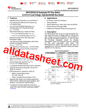 SN74CB3Q3125RGYR型号图片