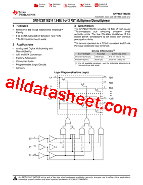 SN74CBT16214_15型号图片