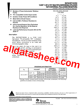 SN74CBT162292DLR型号图片