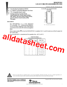 SN74CBT3251DBR型号图片