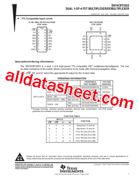 SN74CBT3253DBRE4型号图片
