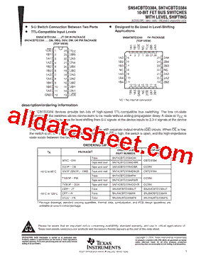 SN74CBTD3384DBRG4型号图片