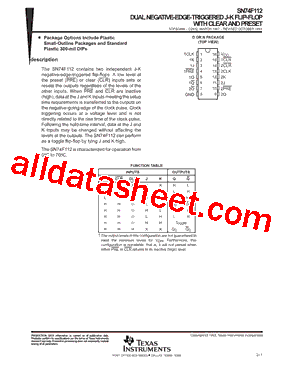 SN74F112D型号图片